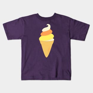 Candy Corn Ice Cream Kids T-Shirt